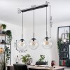 Gastor hanging light, globe light, pendant light clear, 3-light sources