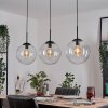 Gastor hanging light, globe light, pendant light clear, 3-light sources