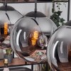 Gastor hanging light, globe light, pendant light Smoke-coloured, 3-light sources