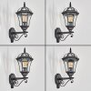 Lavajo outdoor light, outdoor wall light black, 1-light source