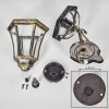 Lavajo outdoor light, outdoor wall light gold, black, 1-light source