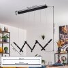 Pousseline hanging light, pendant light LED black, 1-light source