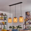 Boudou hanging light, pendant light black, 3-light sources