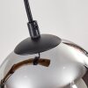 Koyoto hanging light, globe light, pendant light Ecru, black, 4-light sources