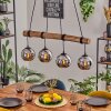 Koyoto hanging light, globe light, pendant light Ecru, black, 4-light sources