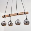 Koyoto hanging light, globe light, pendant light Ecru, black, 4-light sources