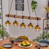 Koyoto hanging light, globe light, pendant light Ecru, black, 5-light sources