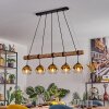 Koyoto hanging light, globe light, pendant light Ecru, black, 5-light sources