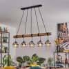 Koyoto hanging light, globe light, pendant light Ecru, black, 5-light sources