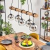 Koyoto hanging light, globe light, pendant light Ecru, black, 5-light sources