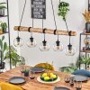 Koyoto hanging light, globe light, pendant light Ecru, black, 5-light sources