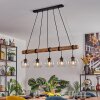 Koyoto hanging light, globe light, pendant light Ecru, black, 5-light sources