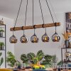 Koyoto hanging light, globe light, pendant light Ecru, black, 5-light sources