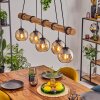 Koyoto hanging light, globe light, pendant light Ecru, black, 5-light sources