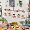 Koyoto hanging light, globe light, pendant light Ecru, black, 5-light sources