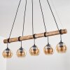 Koyoto hanging light, globe light, pendant light Ecru, black, 5-light sources