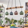 Koyoto hanging light, globe light, pendant light Ecru, black, 4-light sources