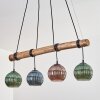 Koyoto hanging light, globe light, pendant light Ecru, black, 4-light sources