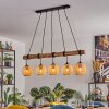 Basto hanging light, pendant light Ecru, black, 5-light sources