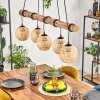 Basto hanging light, pendant light Ecru, black, 5-light sources