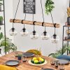 Koyoto hanging light, globe light, pendant light Ecru, black, 5-light sources