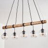 Koyoto hanging light, globe light, pendant light Ecru, black, 5-light sources