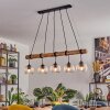 Koyoto hanging light, globe light, pendant light Ecru, black, 5-light sources