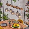 Koyoto hanging light, globe light, pendant light Ecru, black, 5-light sources