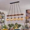 Koyoto hanging light, globe light, pendant light Ecru, black, 5-light sources