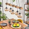 Koyoto hanging light, globe light, pendant light Ecru, black, 5-light sources