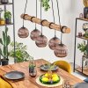 Koyoto hanging light, globe light, pendant light Ecru, black, 5-light sources