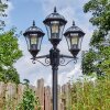 Lavajo outdoor light, lamp post, path light black, 3-light sources