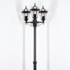 Lavajo outdoor light, lamp post, path light black, 3-light sources