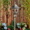 Chatelain outdoor light, path light gold, black, 1-light source, Motion sensor