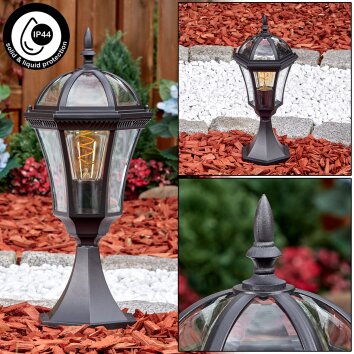 Lavajo pedestal light, path light black, 1-light source