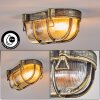 Godel outdoor ceiling light, ceiling light gold, black, 1-light source