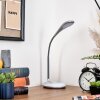 Sneslev desk lamp, table lamp LED silver, 1-light source, Colour changer