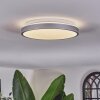 Stenaljung ceiling light, Panel LED silver, 1-light source