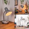 Werup table lamp, Reading light silver, 1-light source