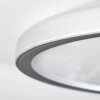 Simonstorp ceiling light, Panel LED silver, white, 1-light source