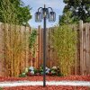 Lejonbacken outdoor light, lamp post, path light black, 3-light sources