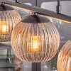 Koyoto hanging light, globe light, pendant light Amber, clear, 3-light sources