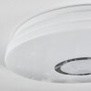 Hafdhem ceiling light LED silver, 1-light source, Remote control