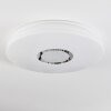 Hafdhem ceiling light LED silver, 1-light source, Remote control