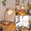 Warga table lamp, Reading light matt nickel, 1-light source