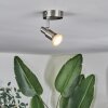 Trio lights Gropptorp ceiling light, ceiling spotlight LED matt nickel, 1-light source