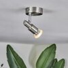 Trio lights Gropptorp ceiling light, ceiling spotlight matt nickel, 1-light source