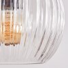 Koyoto hanging light, globe light, pendant light clear, 4-light sources