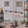 Koyoto hanging light, globe light, pendant light clear, 4-light sources