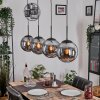 Gastor hanging light, globe light, pendant light Smoke-coloured, 4-light sources